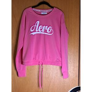 Women's Aeropostale Sport pink Sweatshirt Size Large